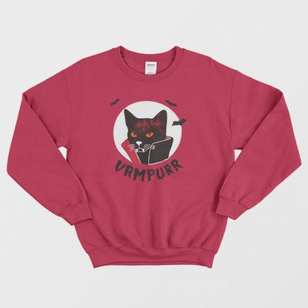 Vampurr Vampire Black Cat Sweatshirt