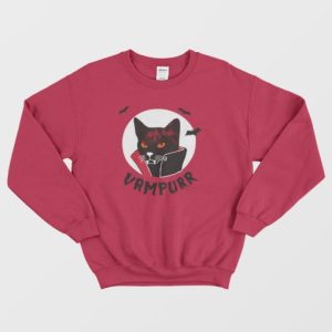 Vampurr Vampire Black Cat Sweatshirt 4