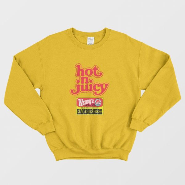 Vintage Wendy’s Hot N Juicy Burger Sweatshirt