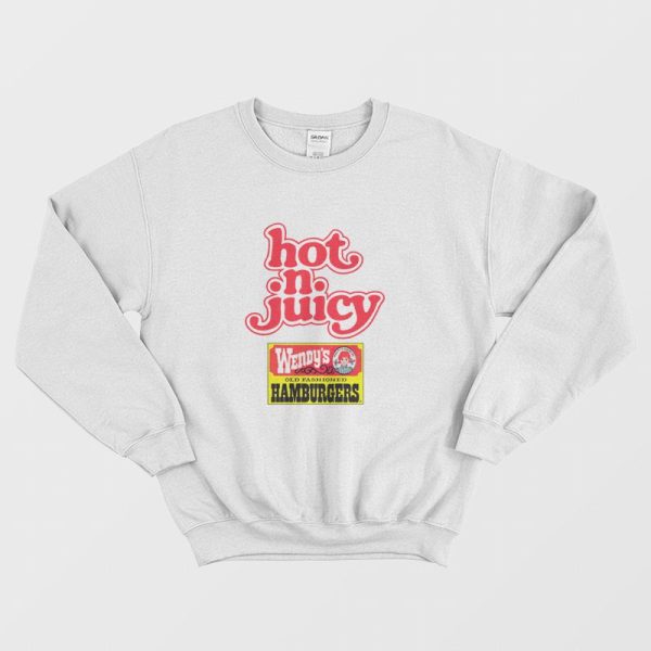 Vintage Wendy’s Hot N Juicy Burger Sweatshirt