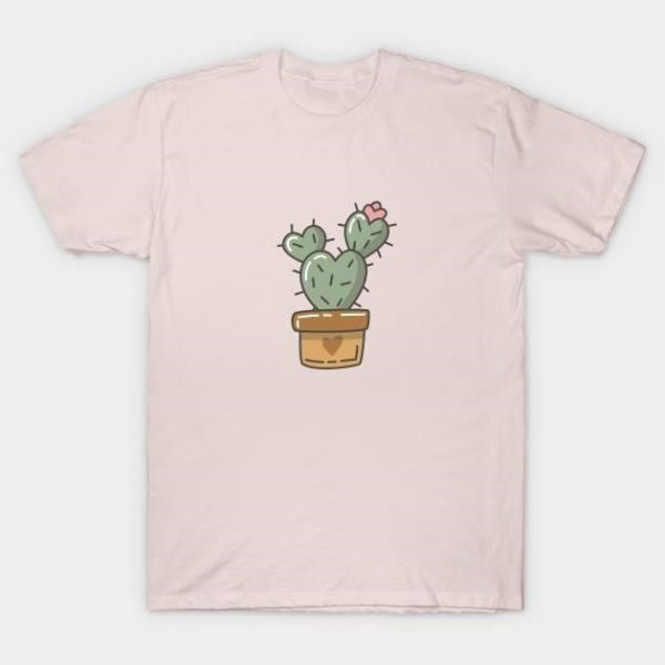 Cactus heart Valentine’s Day T-Shirt