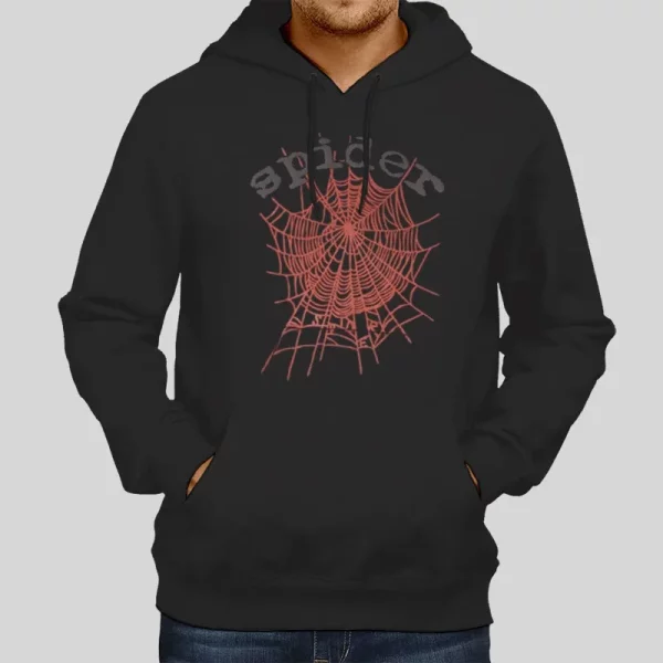 Spider Rinestone Hoodie