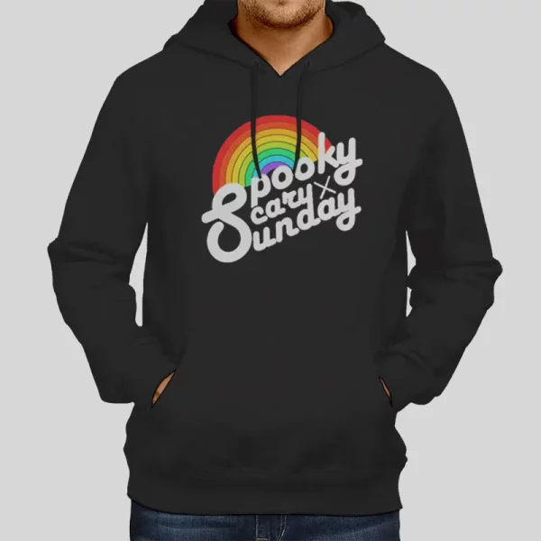 The Rainbow Spooky Scary Sunday Hoodie