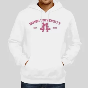 Vintage College Bimbo University Hoodie 1