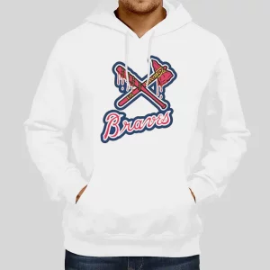 Vintage Inspired Atlanta Bloody Braves Hoodie 1