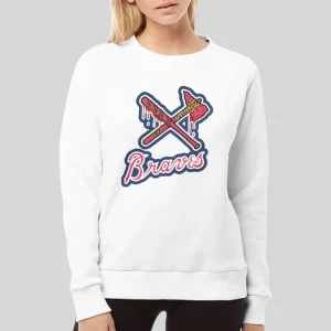 Vintage Inspired Atlanta Bloody Braves Hoodie 4