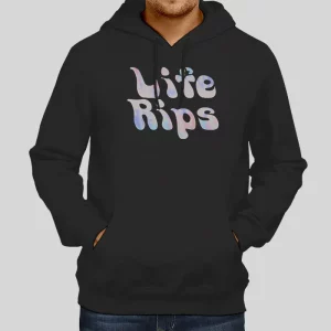 Vintage Inspired Life Rips Hoodie 1