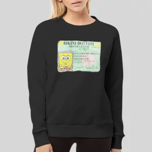 Vintage Inspired Spongebob Driver's License Hoodie 3