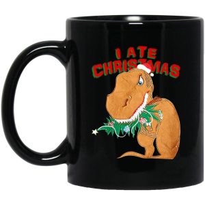 Dinosaur I Ate Christmas Mugs