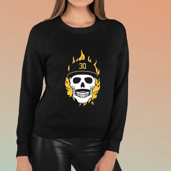 Flaming Pirate Skull T-Shirt