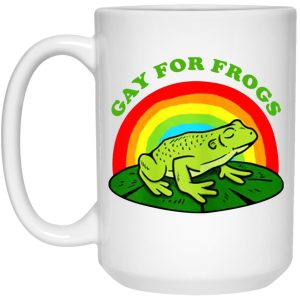 Gay For Frogs Mugs