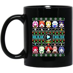 Hololive English Christmas Mugs