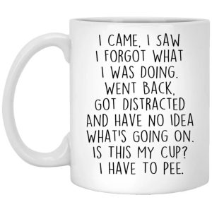 I Came I Saw I Forgot What I Was Doing Mug