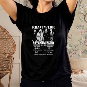 Kraftwerk 54th Anniversary 1970-2024 Thank You For The Memories T-Shirt