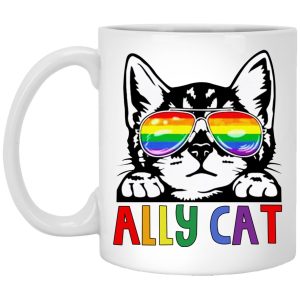 LGBT Ally Cat Mugs