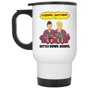 Settle Down Beavis Mugs