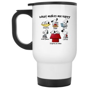 Snoopy What Makes Me Happy Mug