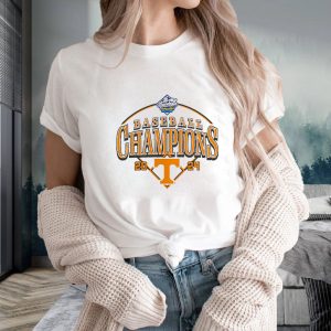 Tennessee Volunteers 2024 Sec Baseball Conference Tournament Champions Curveball Break T-Shirt