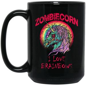 Zombiecorn I Love Brainbows Mugs