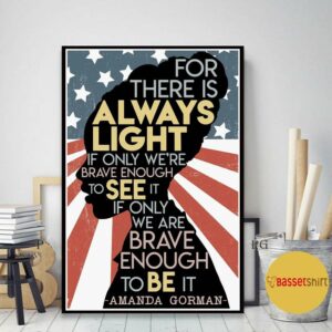 American flag Amanda Gorman poem 2021 poster