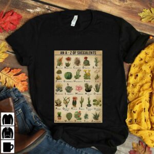 An A – Z Of Succulents vertical poster