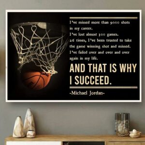 And that is why I succeed MJ basketball canvas 2