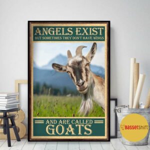 Angels exist but sometimes they don’t have wings and are called goats poster