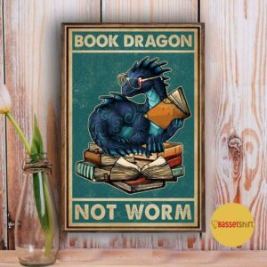 Art Book Dragon not worm wall canvas