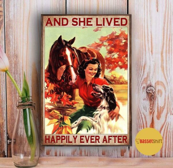 Autism girl and she lived happily ever after poster