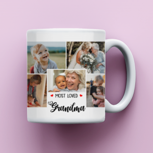 Best Gift For Grandma, Personalized Photo Mug, Grandma Coffee Mug, Great Grandma Gift