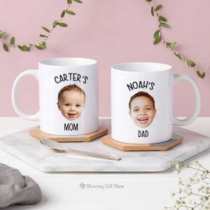 Custom Baby Face Mug New Dad Birthday Gift Dad Coffee Mug Funny Dad Mug Fathers Day Mug Gift 6