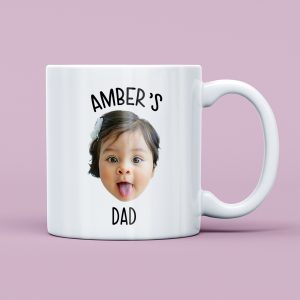 Custom Baby Face Mug New Dad Birthday Gift Dad Coffee Mug Funny Dad Mug Fathers Day Mug Gift 7