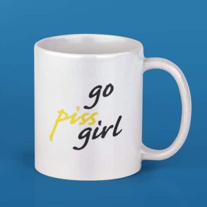 Go Piss Girl meme coffee mug 3