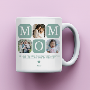 Mom Mother’s Day Gift, Mom Mug, Customizable Mug From Kids, Cute Mug For Mom, Mom Collage Personalized Mug