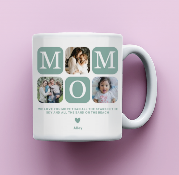 Mom Mother’s Day Gift, Mom Mug, Customizable Mug From Kids, Cute Mug For Mom, Mom Collage Personalized Mug