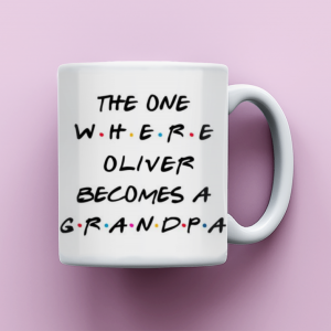 The One Where Becomes a Grandpa, New Grandpa Gift, Mug for New Grandpa, Baby Announcement, Friends Inspired Coffee Mug