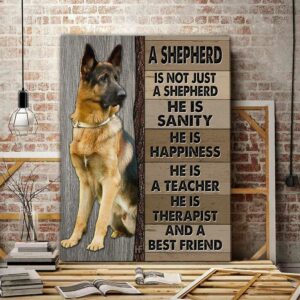 A German Shepherd Dog Canvas, Poster