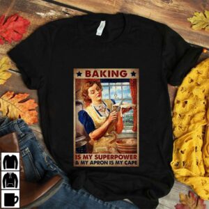 Baking is my superpower and my apron is my cape poster canvas 4