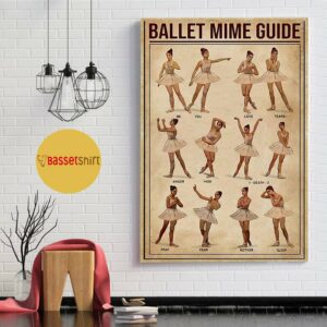 Ballet Mime Guide vertical poster