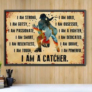 Baseball I’m A Catcher canvas