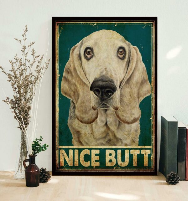 Basset Hound nice butt poster