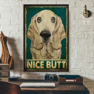 Basset Hound nice butt poster 3