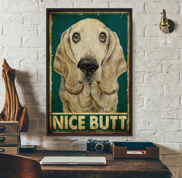 Basset Hound nice butt poster