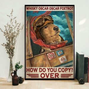 Beagle whisky oscar oscar foxtrot poster