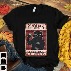 Bourbon cat body type works out but definitely says yes poster canvas 4