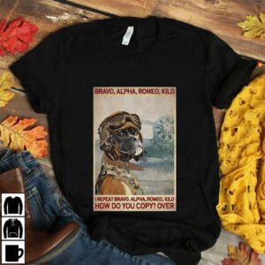 Bravo alpha romeo kilo Pilot Pug Dog poster