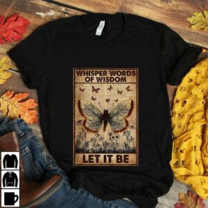 Butterfly hippie girl whisper words of wisdom let it be canvas