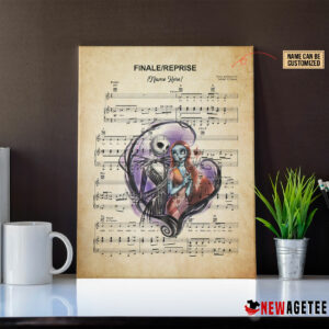 Jack Skellington And Sally Wedding Finale and Reprise Sheet Music 1