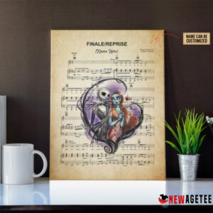 Jack Skellington And Sally Wedding Finale and Reprise Sheet Music 6