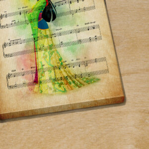 Mulan Reflection Sheet Music Art Print Poster Canvas 3